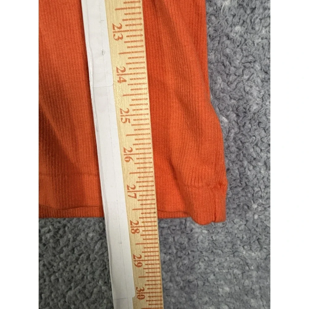 Vintage Polo Ralph Lauren Orange T Shirt Ringer Tee Ribbed Mens XL Y2K 90s